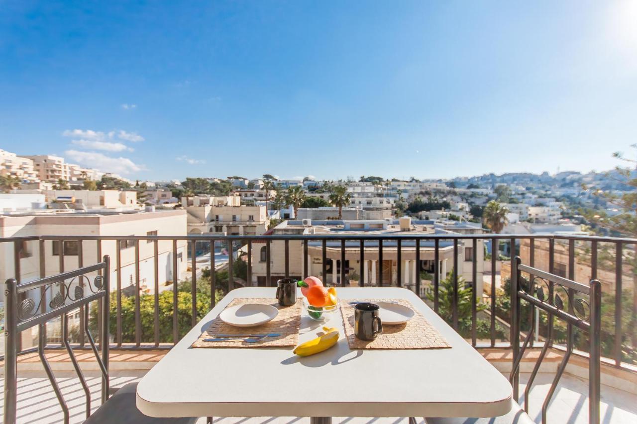Pool And Sea Merill Apartments - Happy Rentals Mellieħa Exterior foto