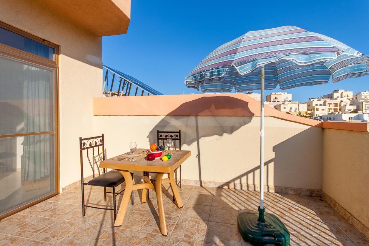 Pool And Sea Merill Apartments - Happy Rentals Mellieħa Exterior foto